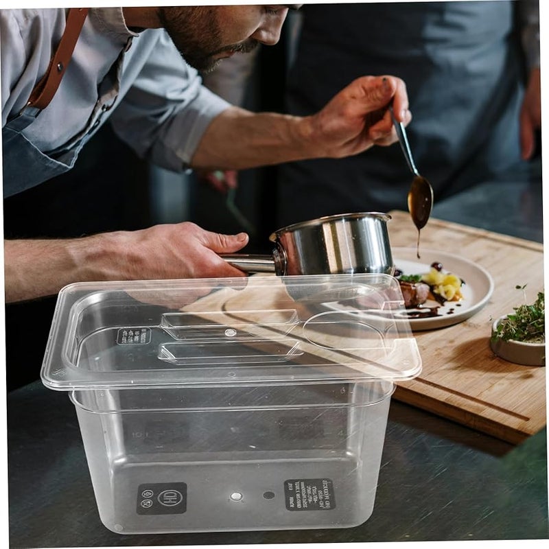 حاوية سوس فيد شفافة للطهي الطويل مع الحد الأدنى من تبخر الماء - Image 5